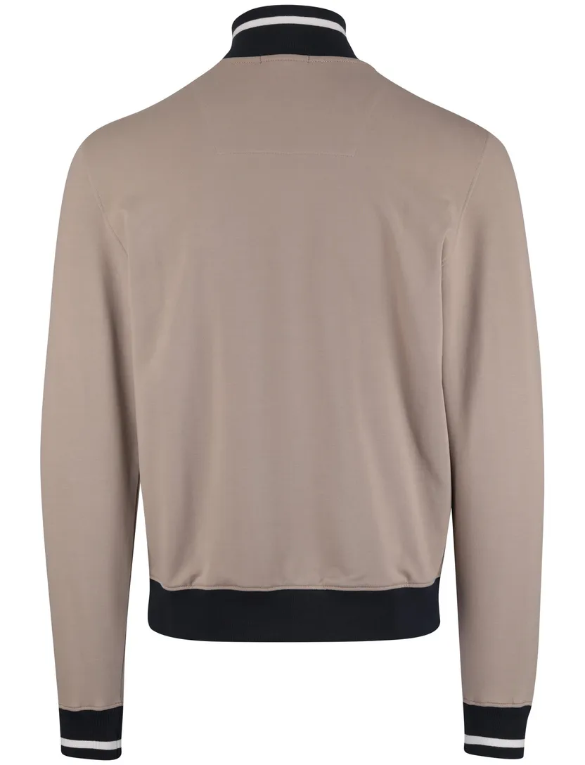 Sweatvest Aeronautica Militare beige normale fit