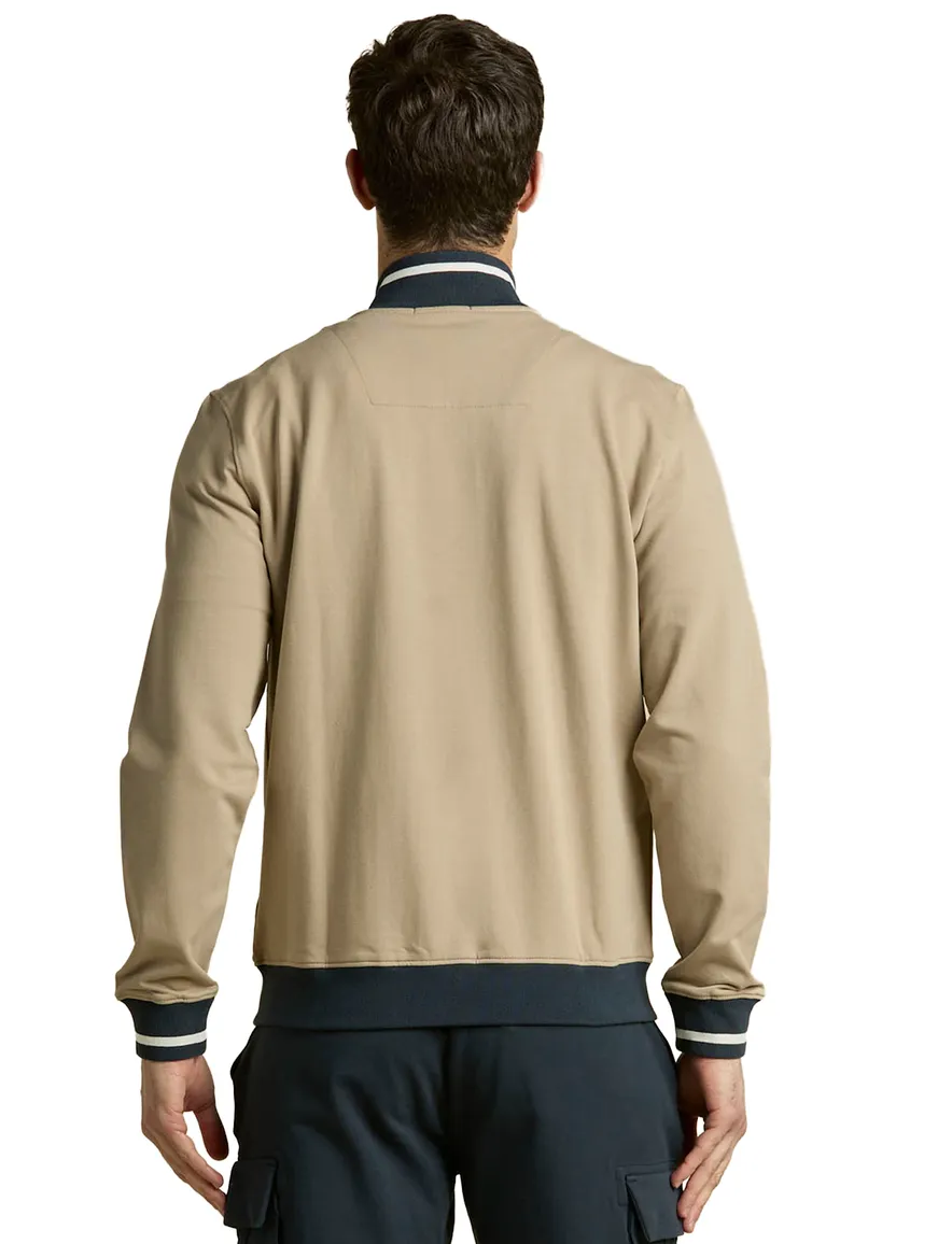 Aeronautica Militare beige sweatvest