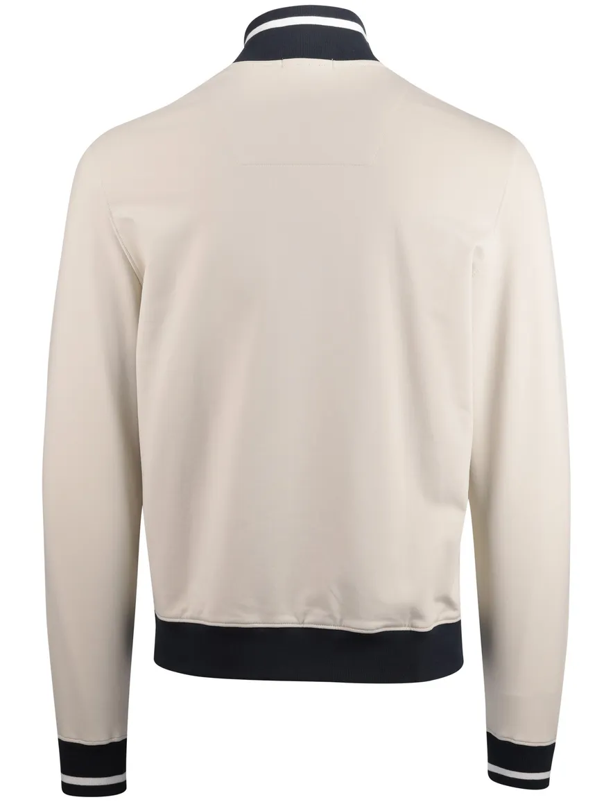 Aeronautica Militare Vest ecru zwarte details