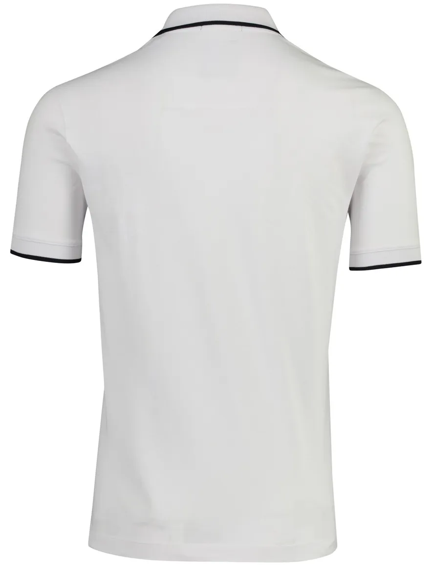 Aeronautica Militare Polo wit regular fit