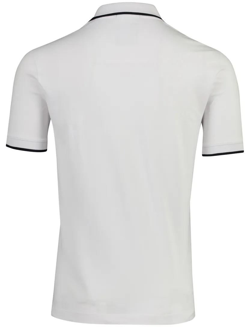 Polo Aeronautica Militaire logo op borst wit