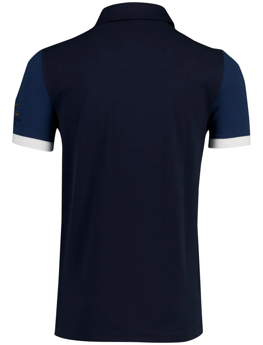 Aeronautica Militaire polo donkerblauw en wit