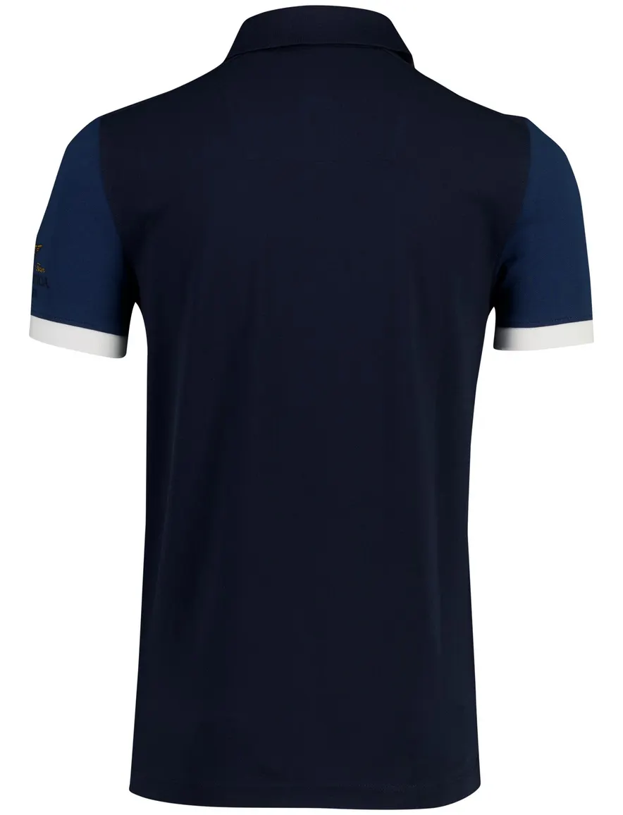 Aeronautica Militaire polo donkerblauw en wit