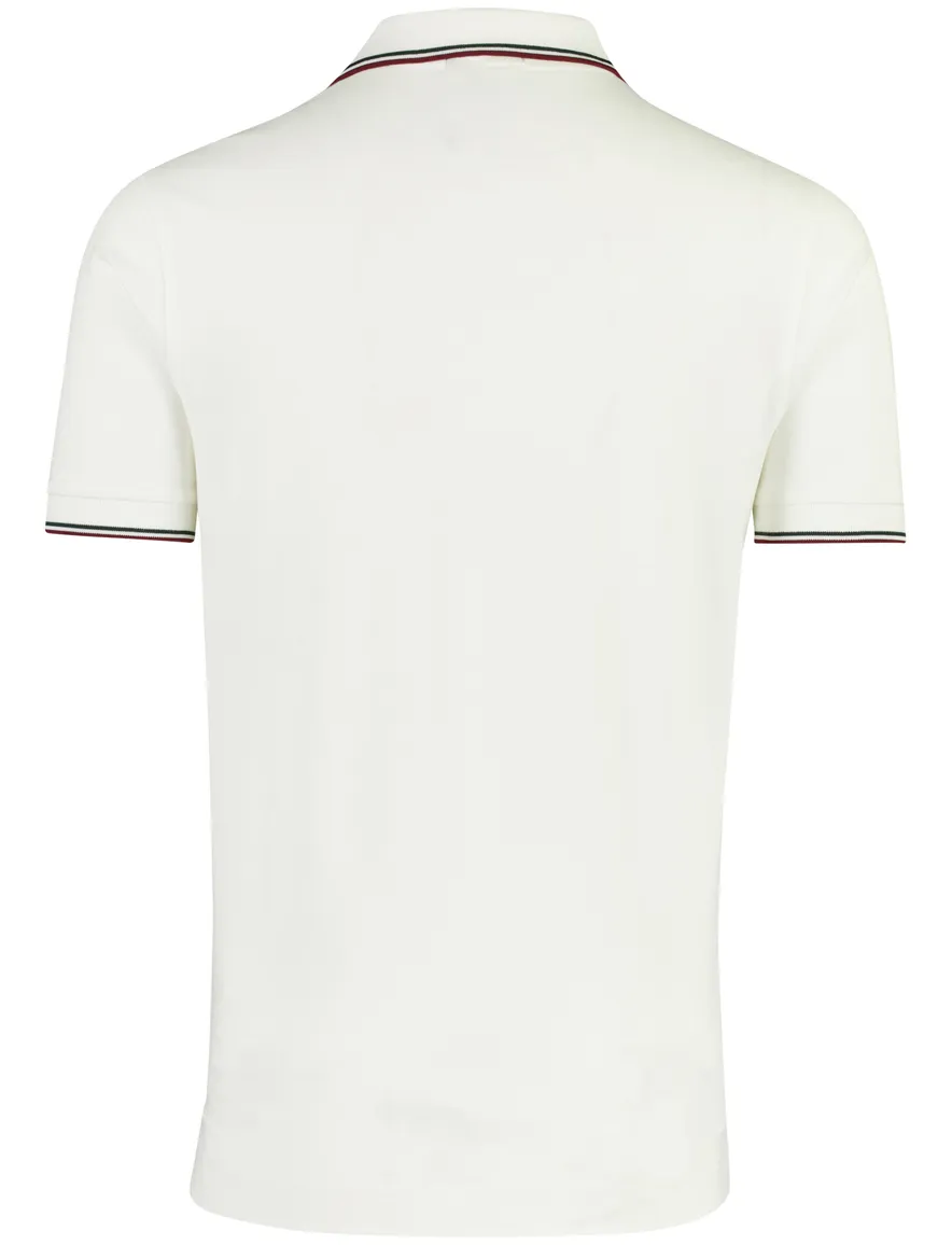 wit poloshirt Aeronautica Militare v-hals