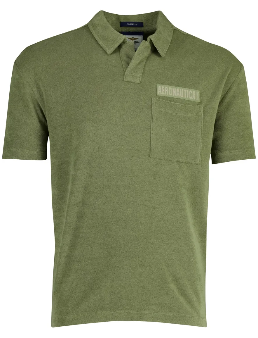 Aeronautica Militaire poloshirt comfort fit groen