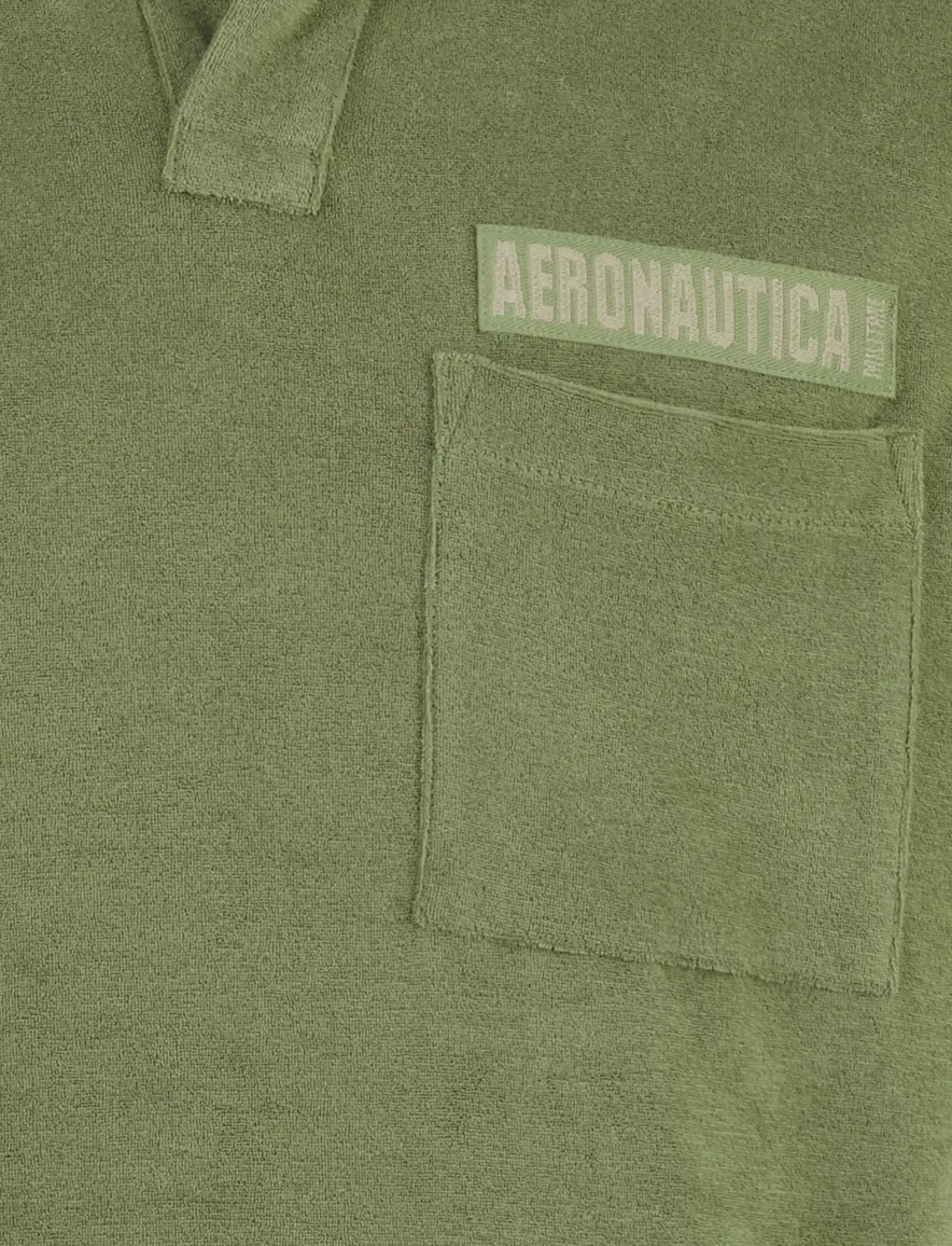 Aeronautica Militaire poloshirt comfort fit groen