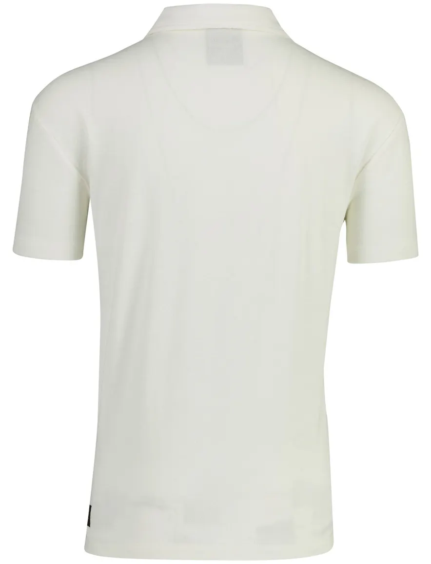 Aeronautica Militaire poloshirt comfort fit badstof off white