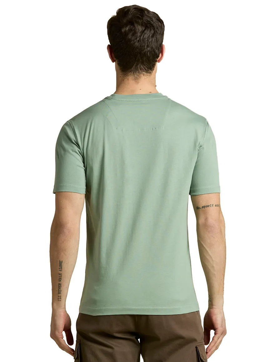 Aeronautica Militaire regular fit t-shirt ronde hals groen