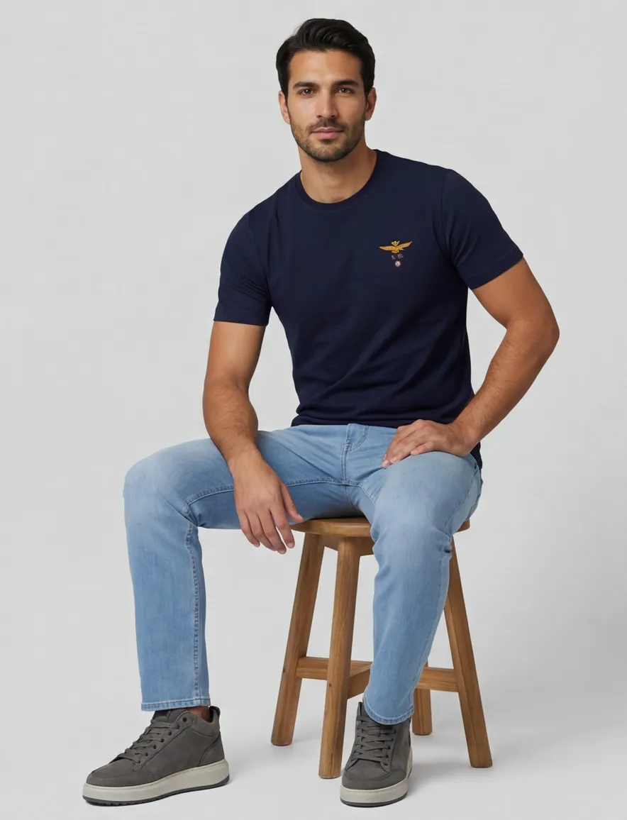 Aeronautica Militare t-shirt navy Regular Fit