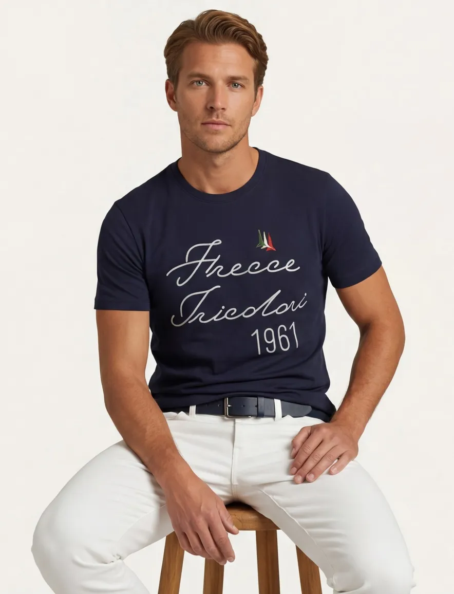 Aeronautica Militare t-shirt donkerblauw