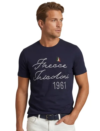 Aeronautica Militare Aeronautica Militaire t-shirt met print donkerblauw