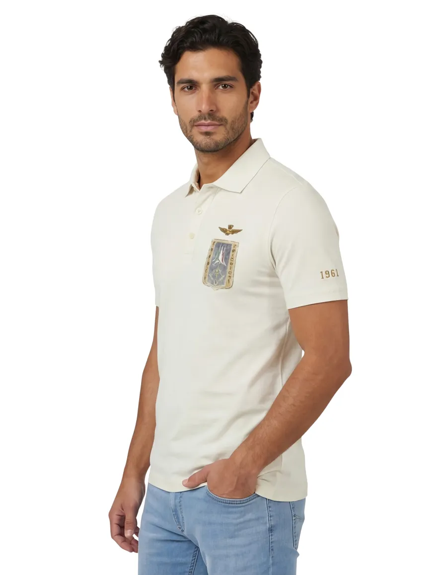 Aeronautica Militare T-shirt wit ronde hals