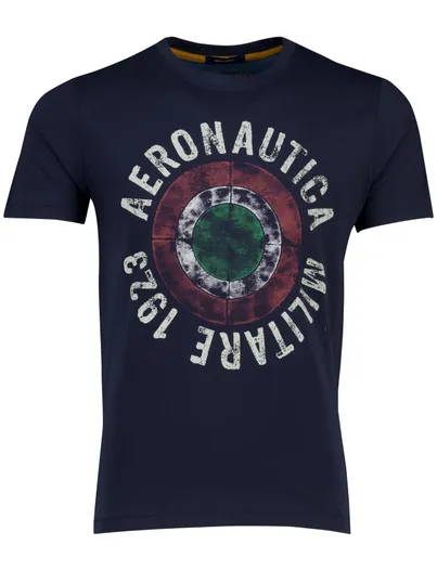 Aeronautica Militare Aeronautica Militaire t-shirt donkerblauw met opdruk