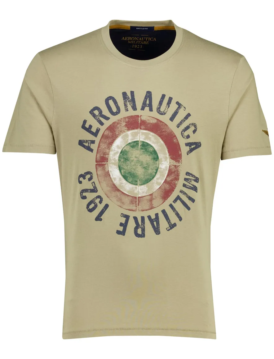 Aeronautica Militare T-shirt groen met opdruk