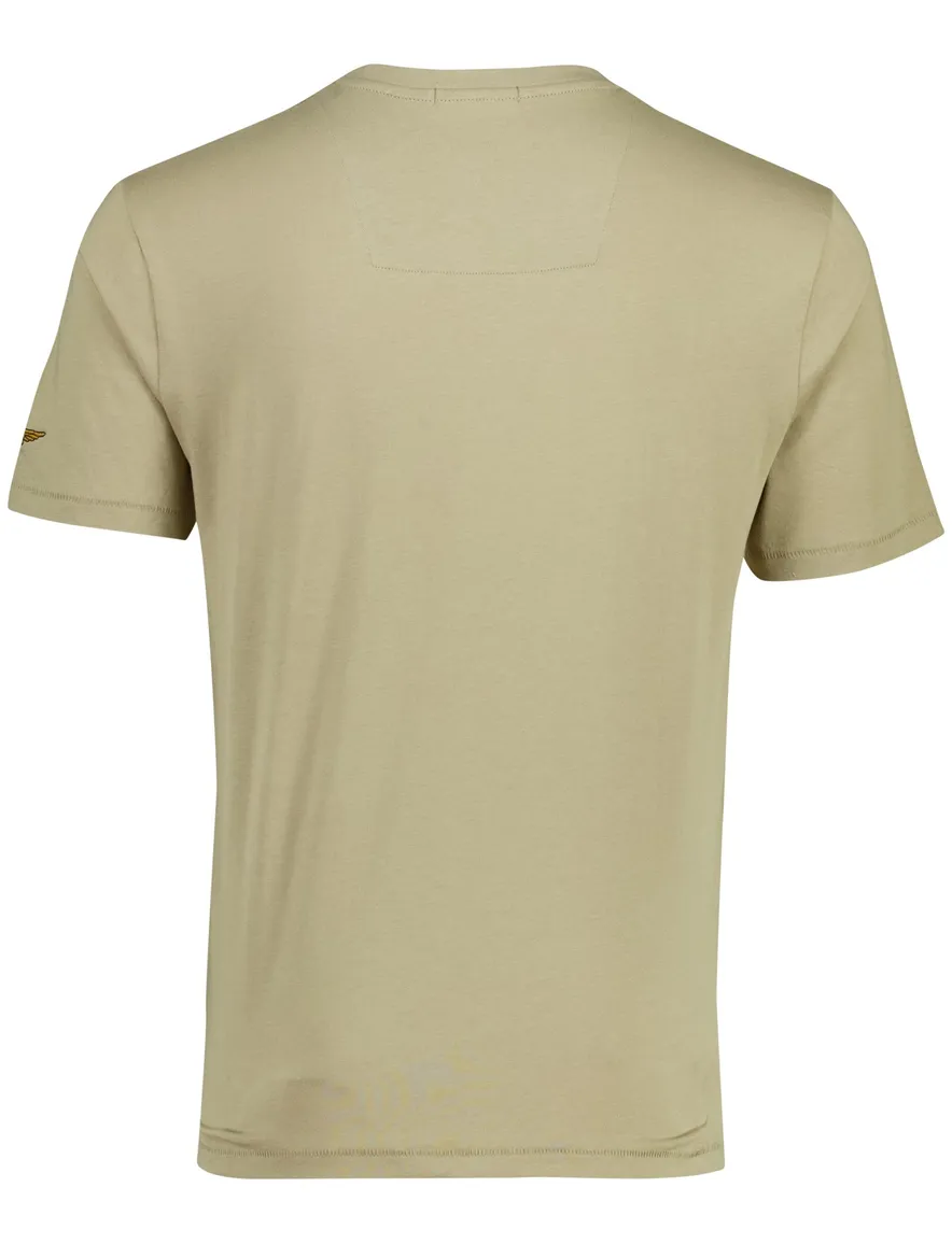 Aeronautica Militare T-shirt groen met opdruk