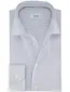 overhemd Eton wit lichtblauw Contemporary Fit semi-wide spread
