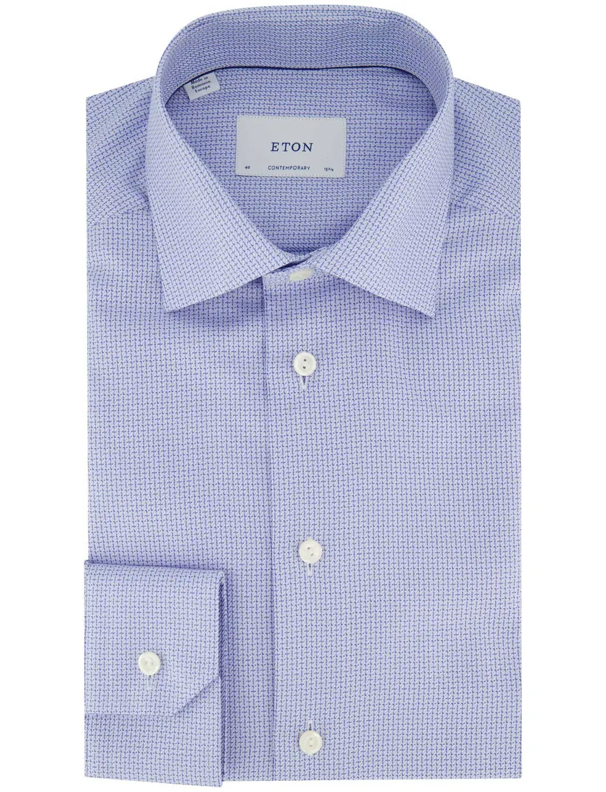 Eton Contemporary fit overhemd lichtblauw