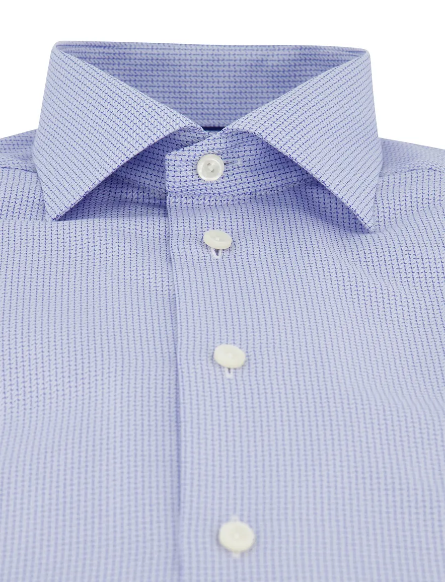 Eton Contemporary fit overhemd lichtblauw