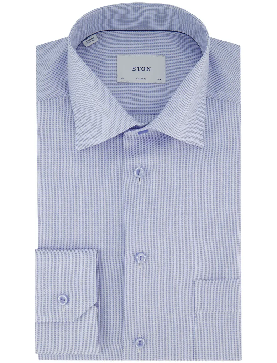 Eton overhemd lichtblauw Classic FIt
