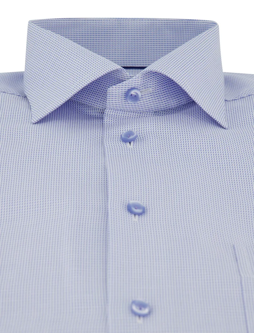 lichtblauw overhemd Eton Classic Fit