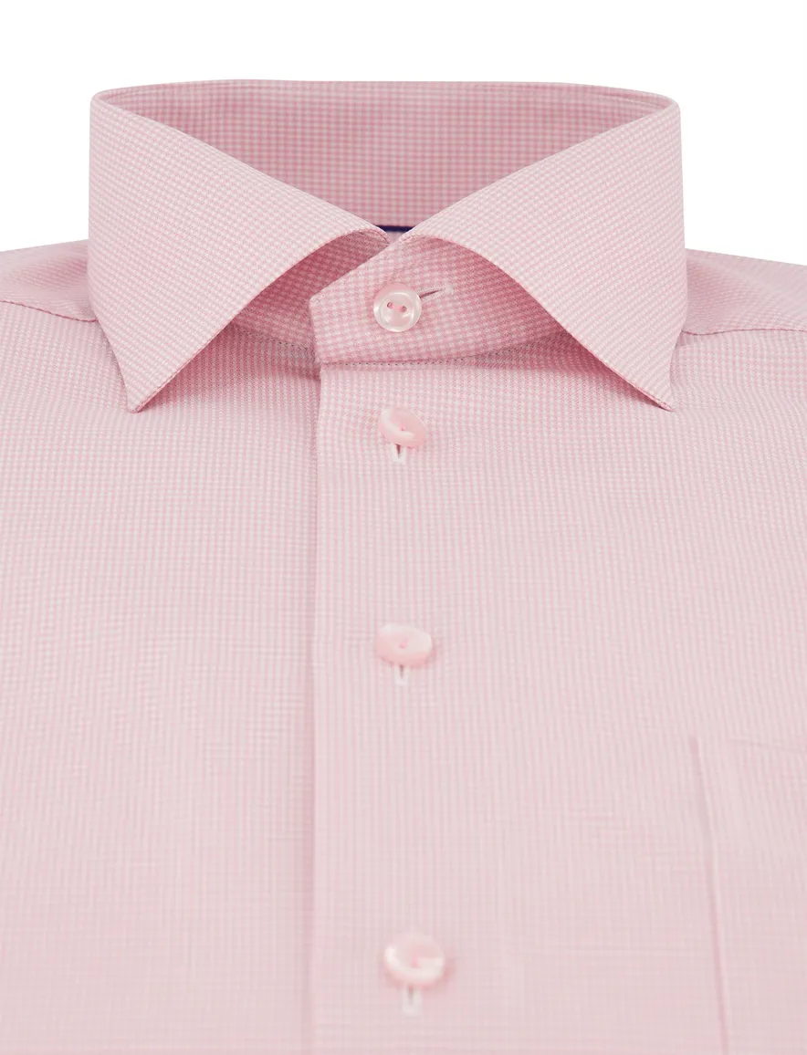 roze overhemd Eton Classic Fit borstzak