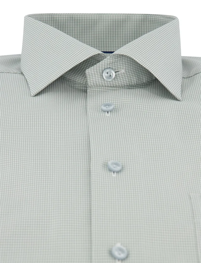 business overhemd Eton Classic Fit groen