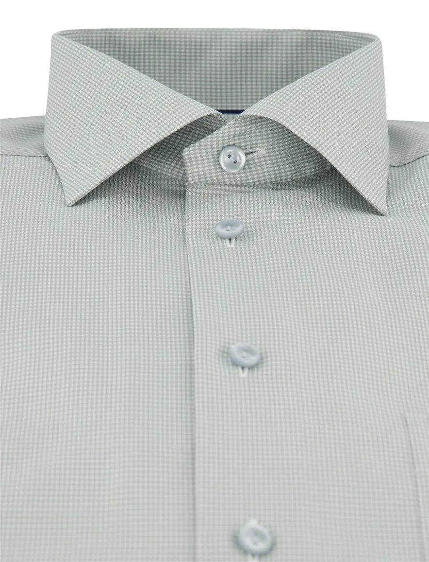 Eton Classic Fit business overhemd groen