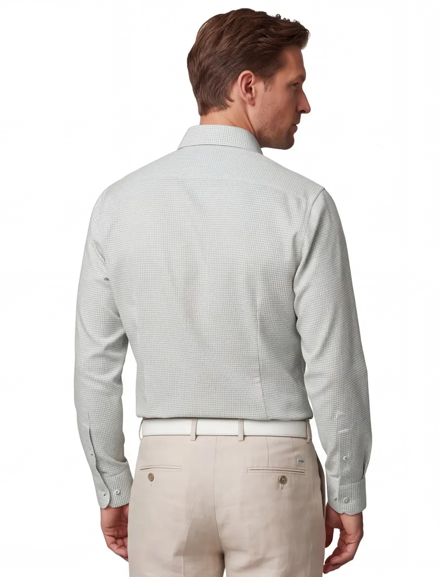 Eton Classic Fit business overhemd groen