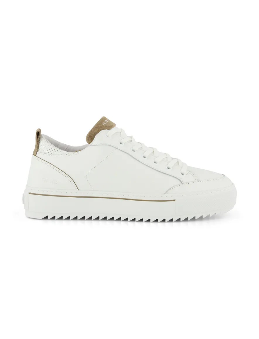 Sneaker leer wit Rehab