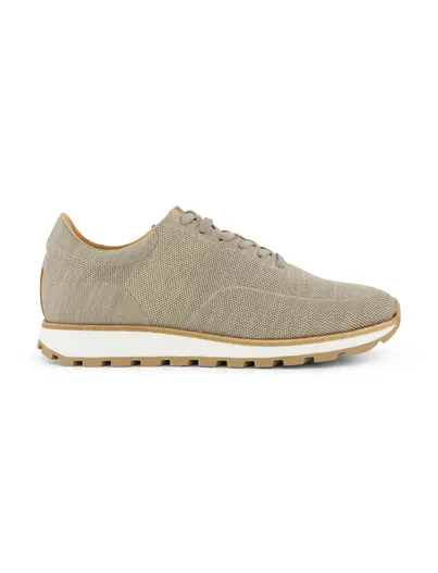 Rehab Beige sneaker Rehab textiel witte zool