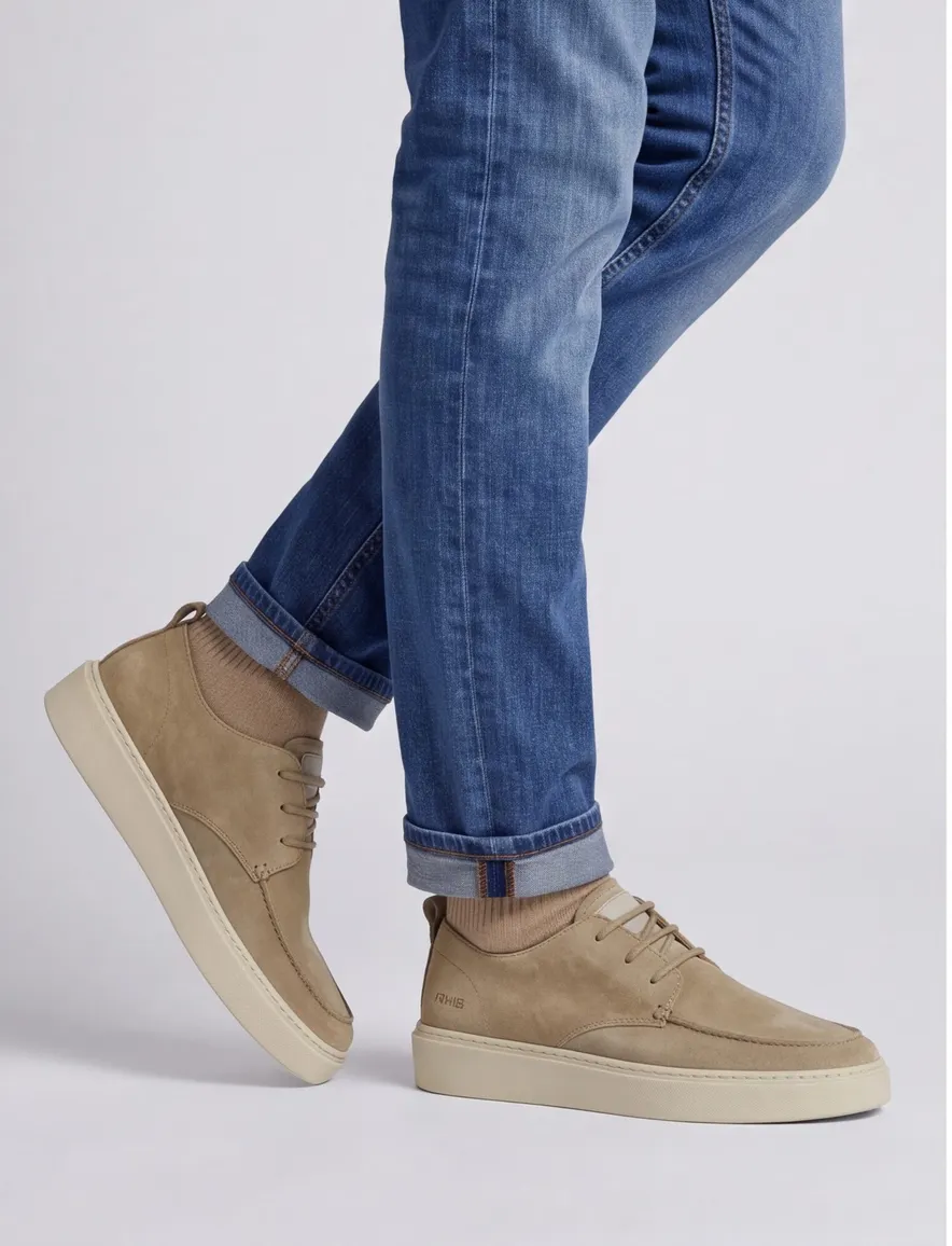 Rehab sneakers taupe suede