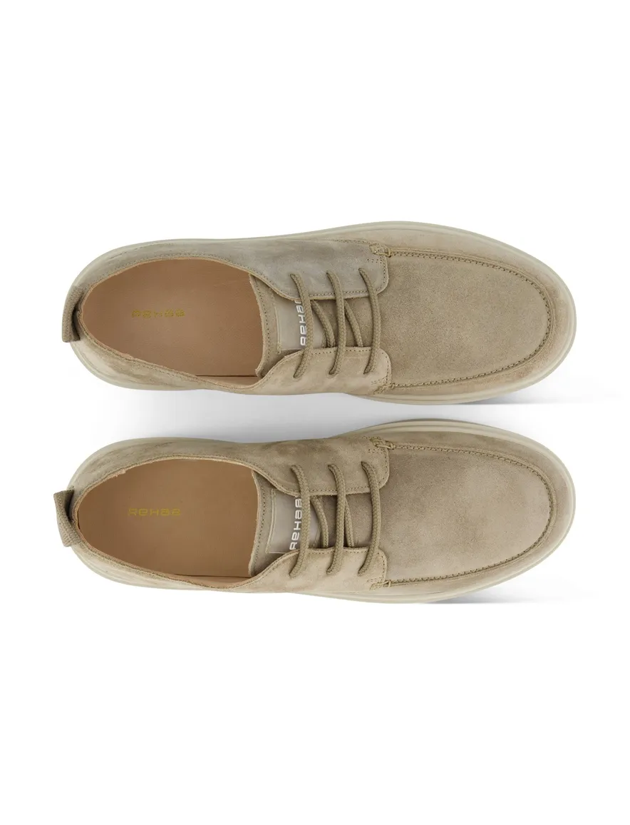 Rehab nette sneaker suede beige rubber zool