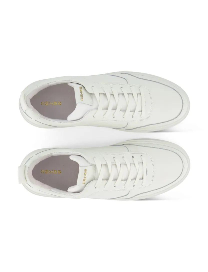 Leren sneaker wit Rehab minimalistische look