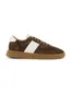 Rehab sneakers bruin witte streep