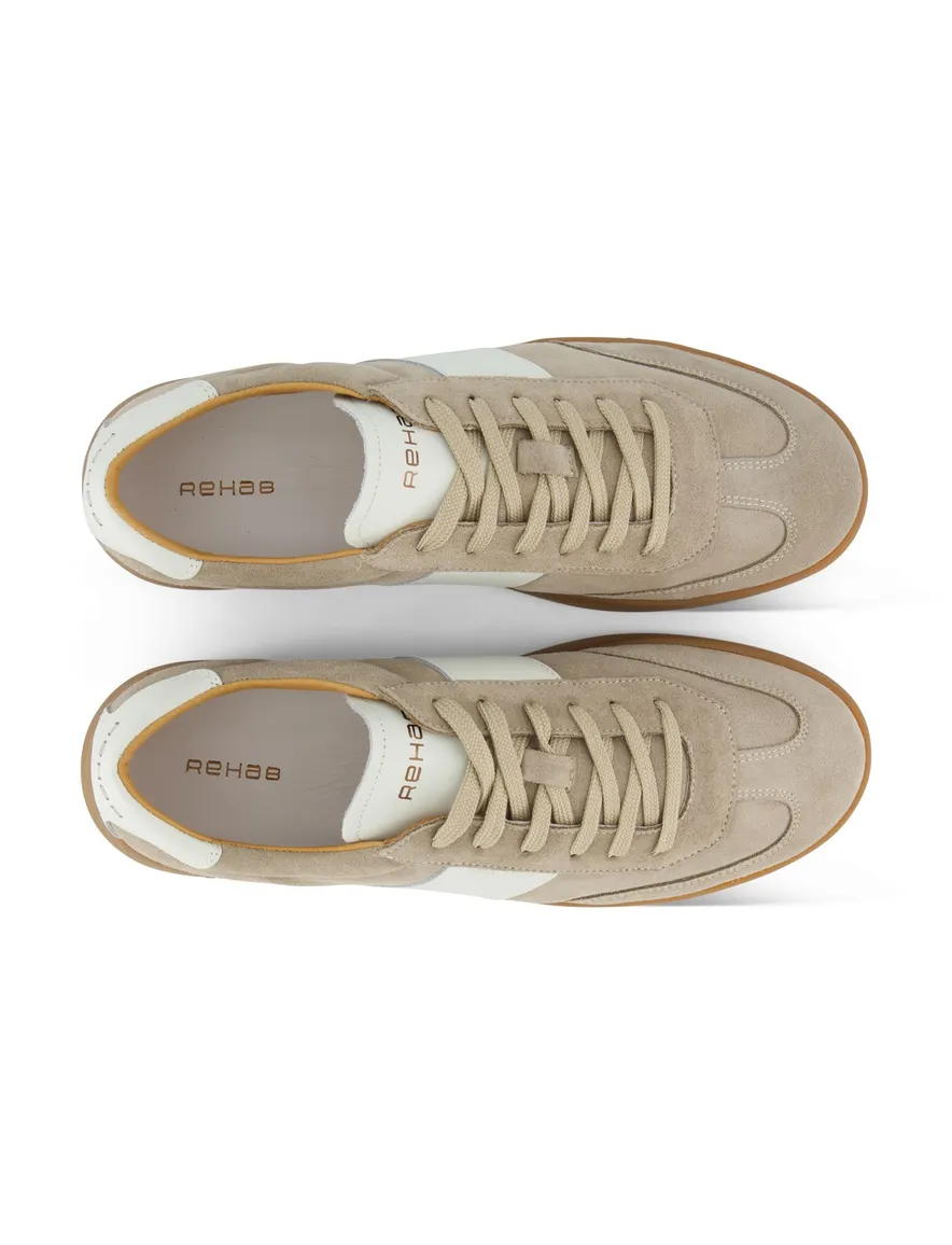 Rehab sneakers beige suede