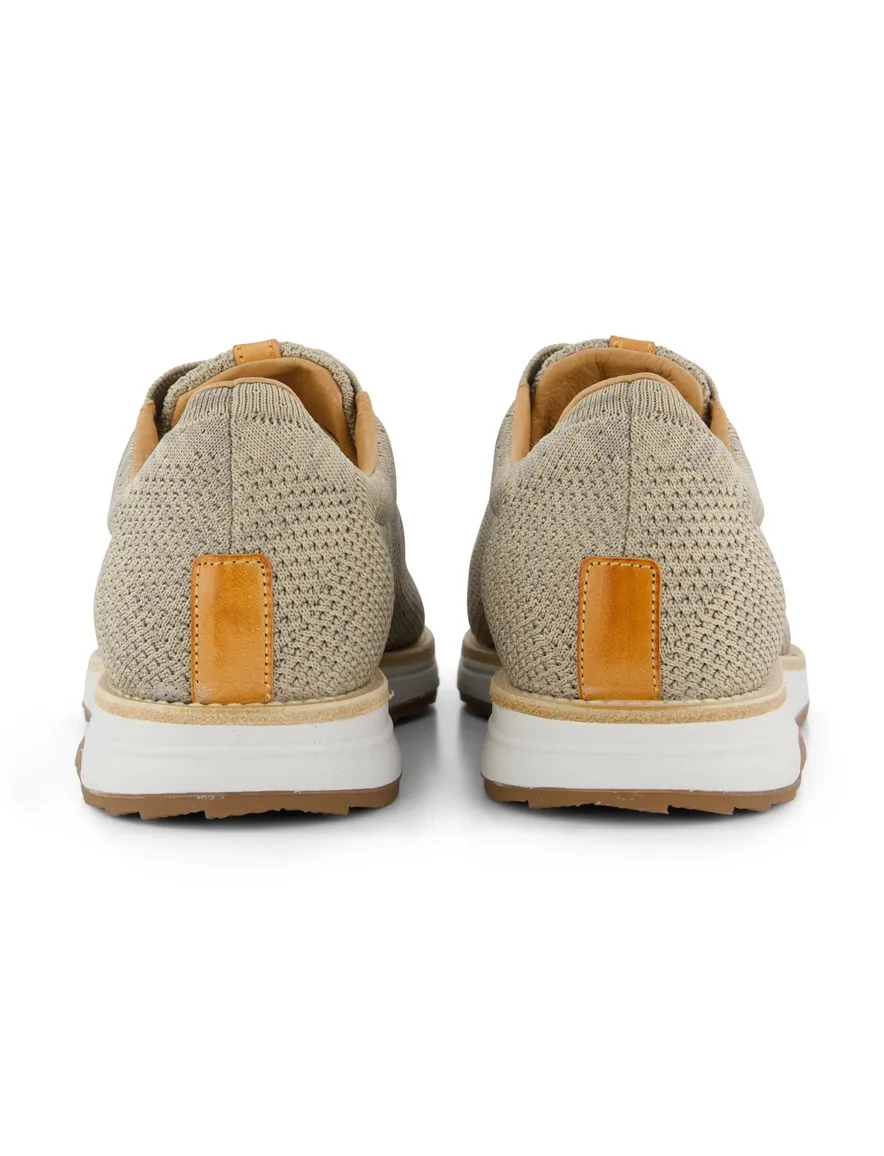 Rehab sneaker beige gebreid textiel bovenwerk