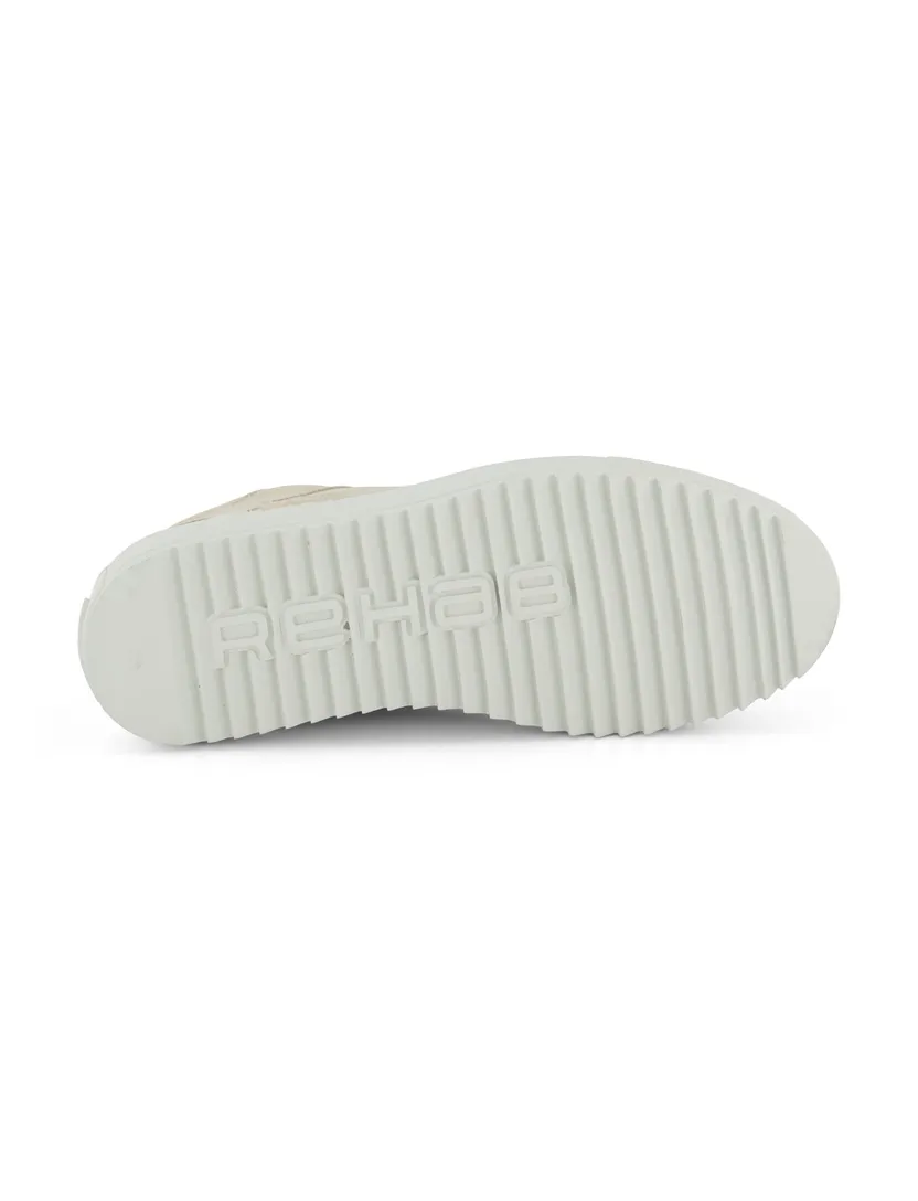 Beige Rehab sneaker suede rubber zool
