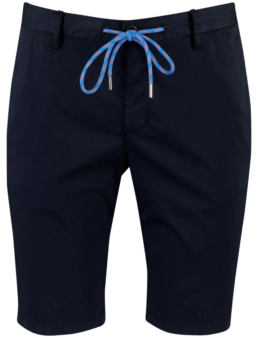 bermuda Alberto Jump slim fit donkerblauw