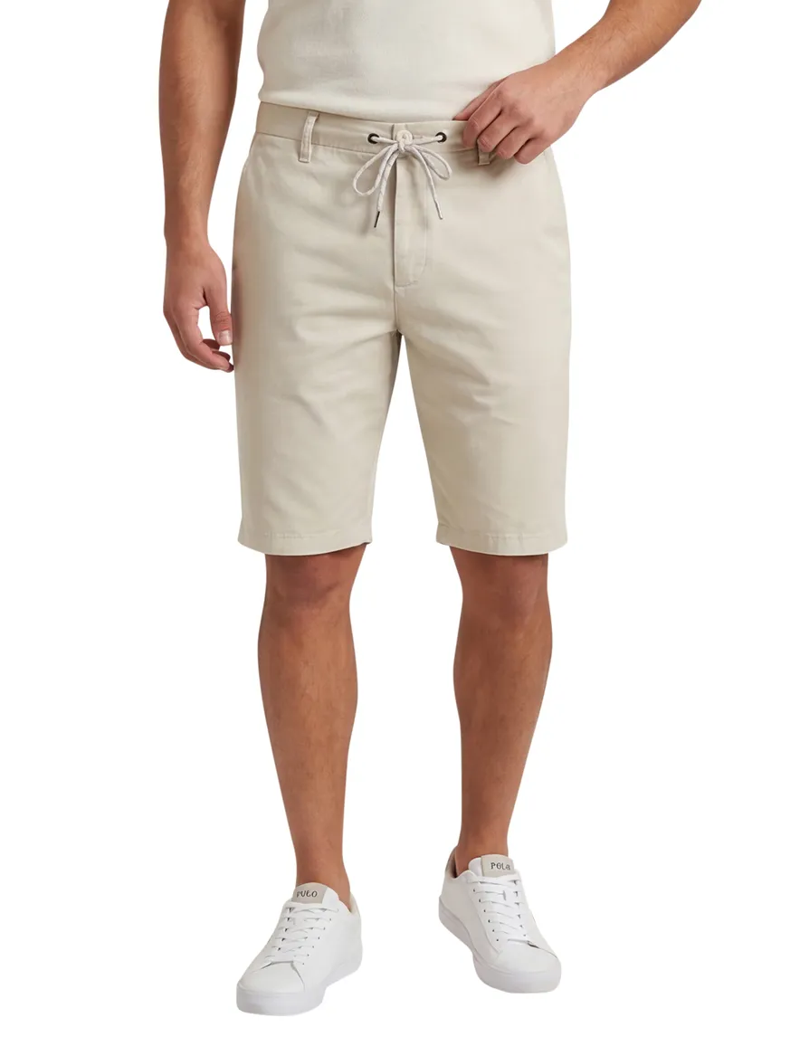 beige bermuda Alberto slim fit elastische band