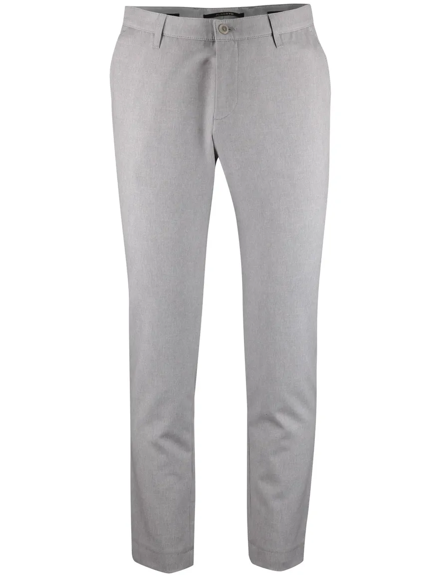 Alberto chino grijs slim fit