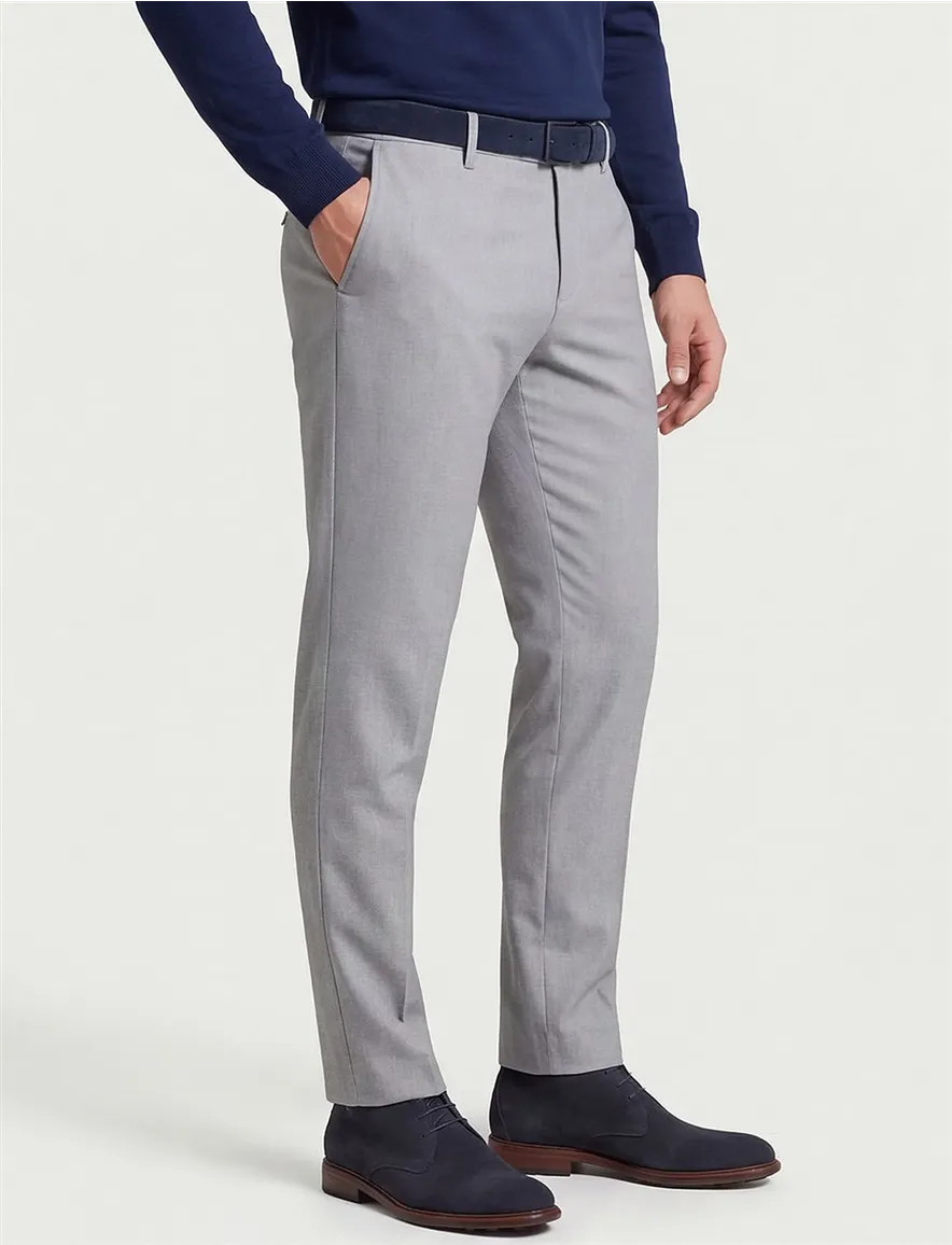 Grijze pantalon Alberto slim fit chino