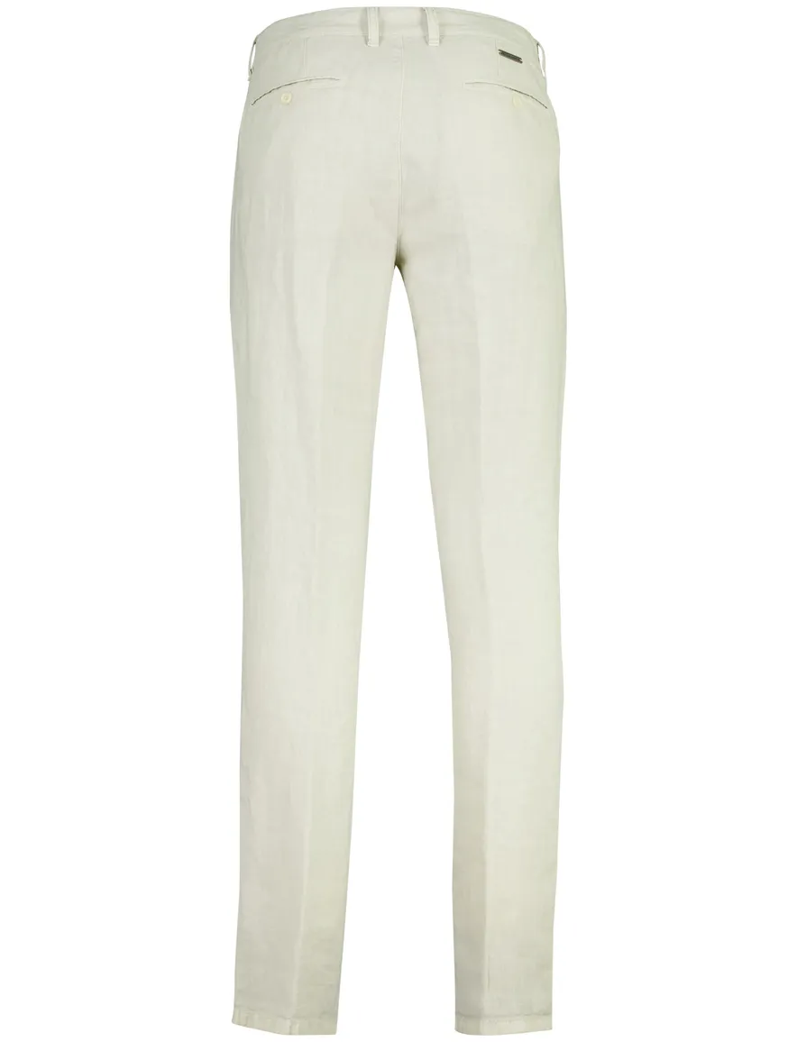 Creme chino Alberto lou regular fit linnen