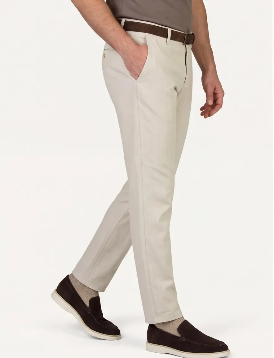 Alberto Pantalon chino nature