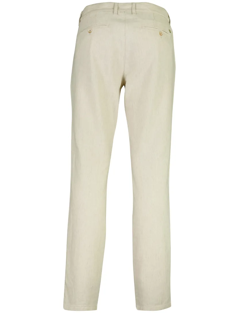 Chino broeken Alberto creme normale fit