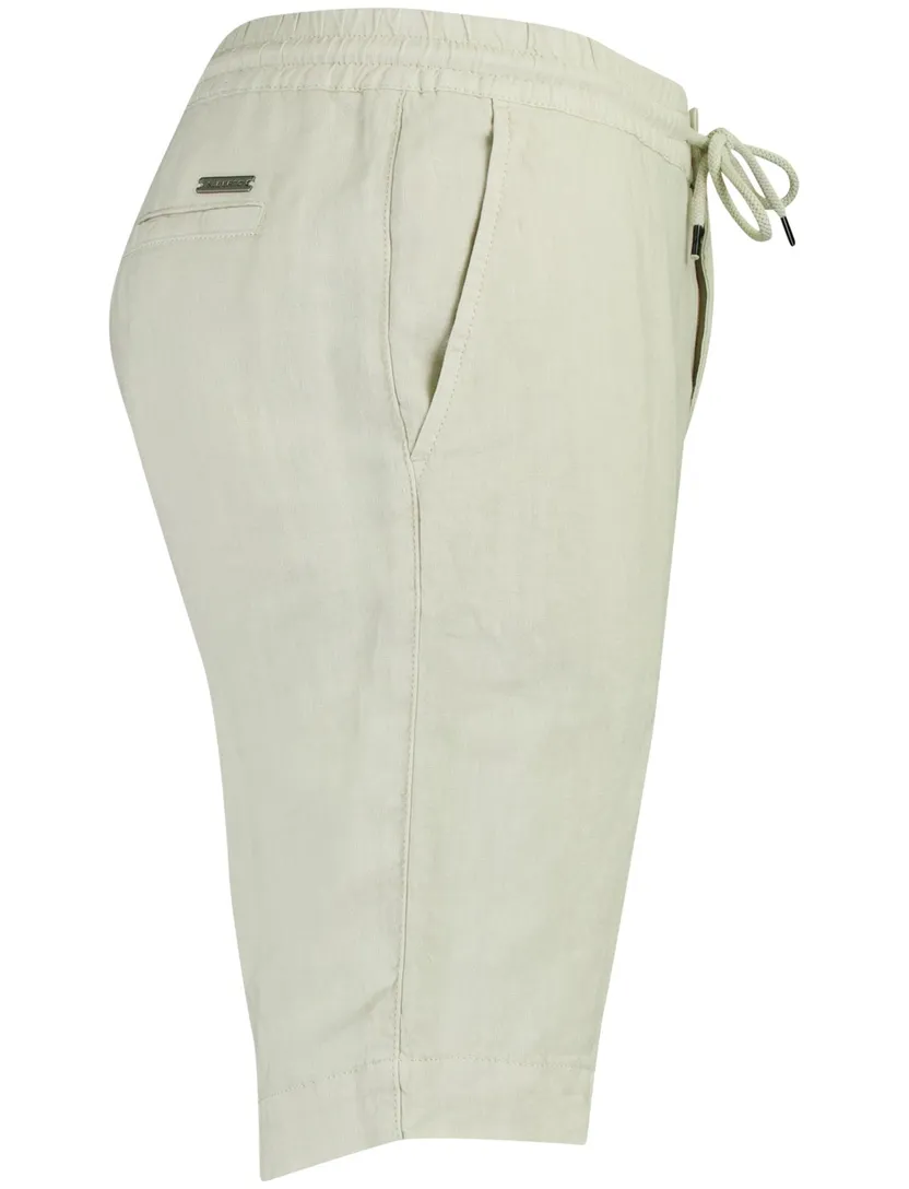 bermuda Alberto House beige normale fit linnen