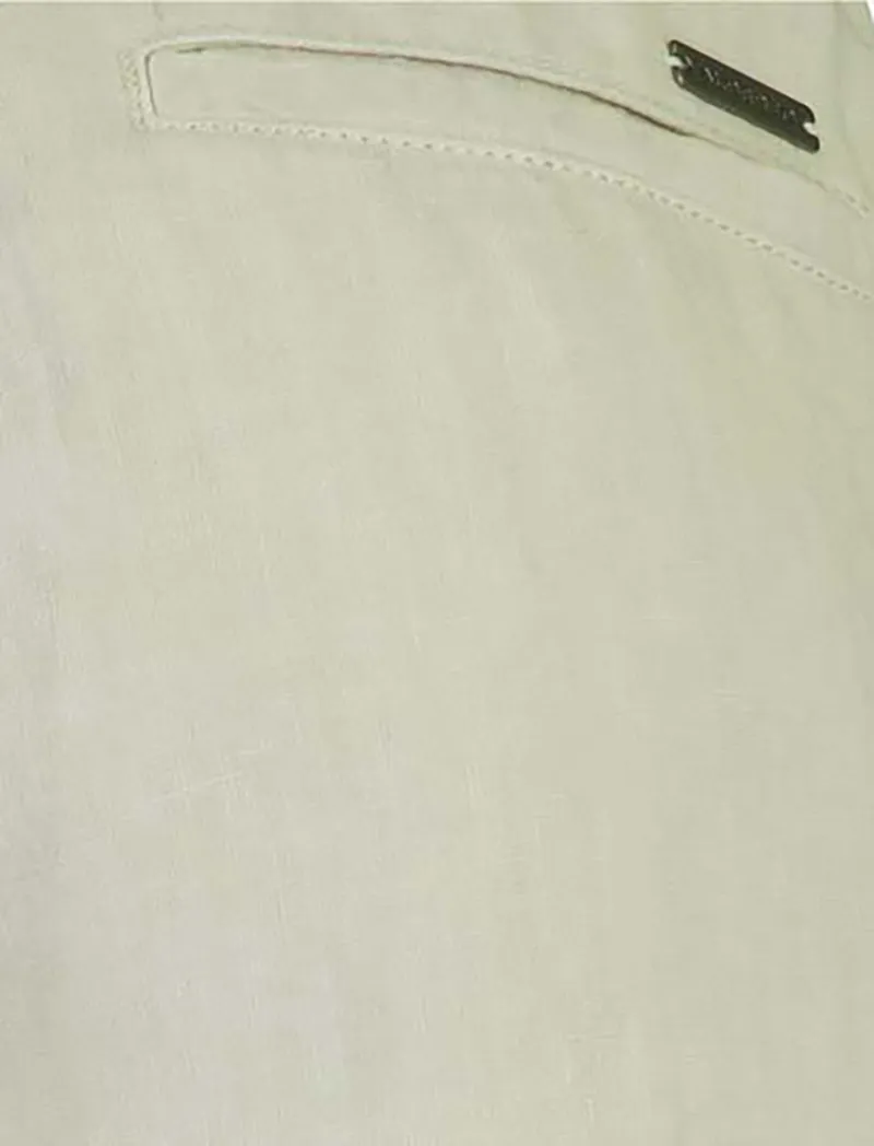 beige bermuda Alberto normale fit linnen normale fit