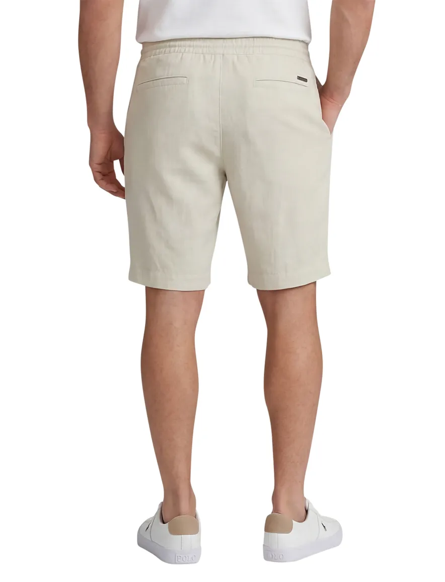 beige bermuda Alberto normale fit linnen normale fit