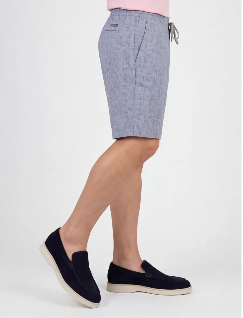 Alberto shorts gruit blauw elastische band