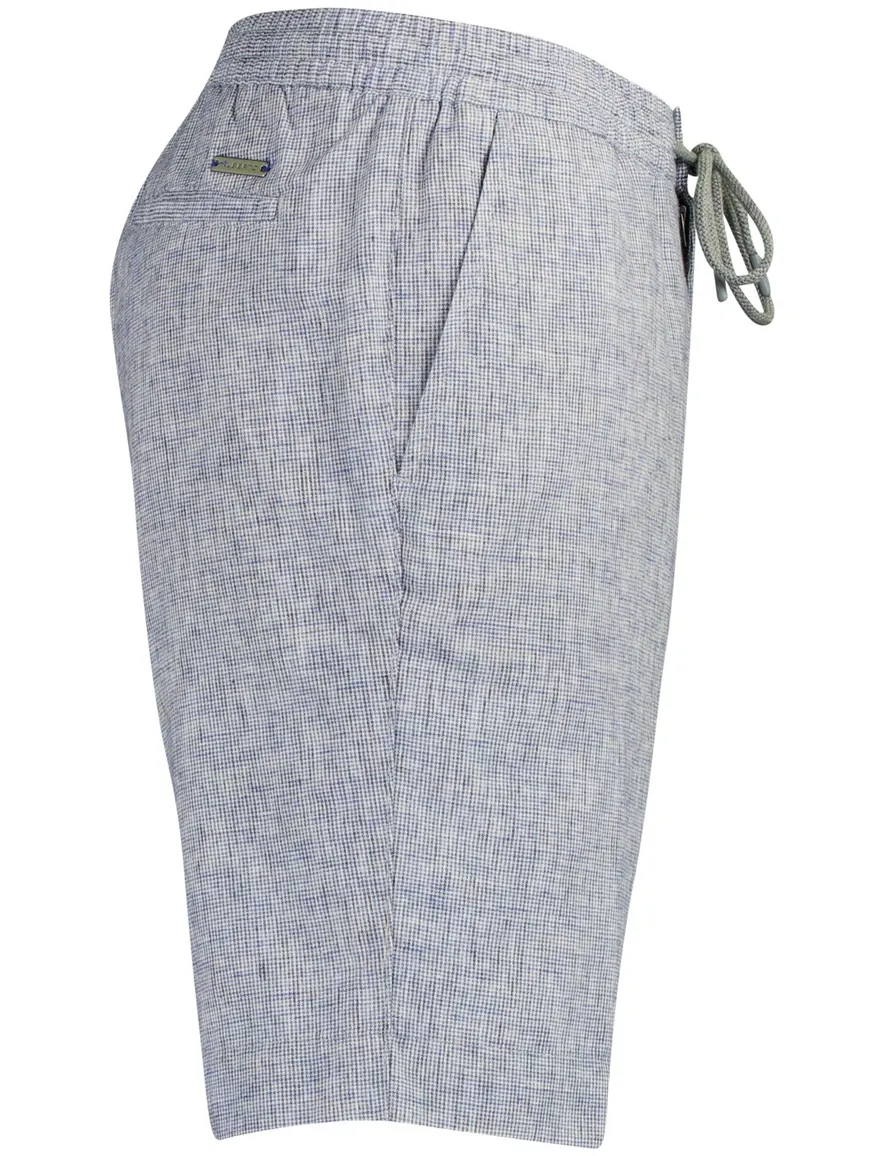 Shorts Alberto gruit blauw linnen