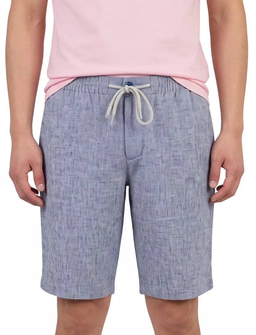 Alberto shorts gruit blauw elastische band